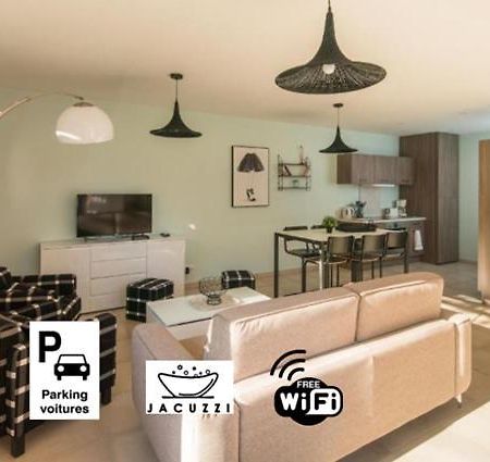 Ferienwohnung Cote Jardin Avec Jacuzzi Privatif Et Parking Prive Sarlat Exterior foto